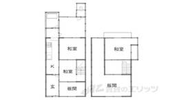 東山区北斗町京町家間取り図面