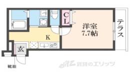 フジパレス野崎２番館間取り図面
