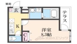 フジパレス野崎２番館間取り図面