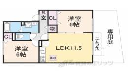 ライフランドスケープ　Ａ棟間取り図面
