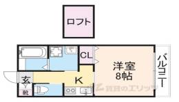パレスハナテン２間取り図面