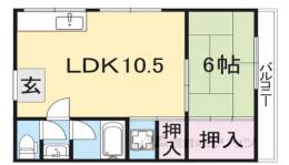 鎌田マンション間取り図面