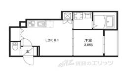 Ｆ　ａｓｅｃｉａ　ＡＭＵＺ　２間取り図面