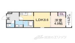 フジパレス冨田公園間取り図面