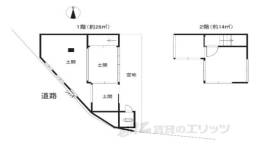 紫竹西南町70-5京町家間取り図面