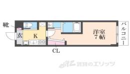 ＡＩＬＥ武庫之荘２間取り図面