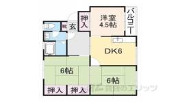 修学院住宅B棟間取り図面