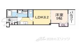クリエオーレ東山町間取り図面