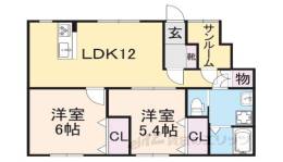 クレスト大堀間取り図面