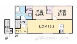 クレスト大堀間取り図面