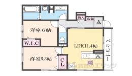ソレイユ嵯峨野間取り図面