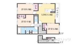 ソレイユ嵯峨野間取り図面