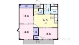 東ヶ丘グリーンハイツＢ棟間取り図面