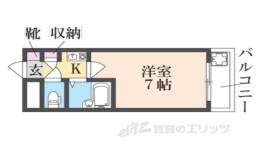 シティパレス東生駒P-3 C棟間取り図面