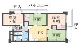 ハイム伏見Ｃ棟間取り図面