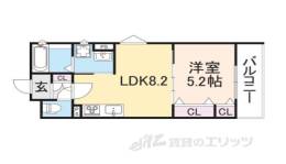 クリエオーレ菱屋西間取り図面