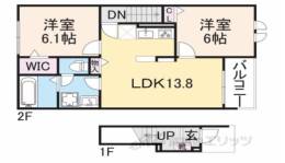 豊郷サンライフ２間取り図面