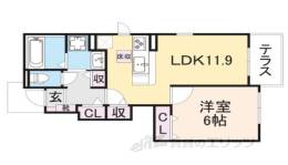 カーサカメリア間取り図面