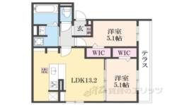 ビクトワール２間取り図面