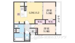 ビクトワール２間取り図面