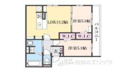 ビクトワール２間取り図面
