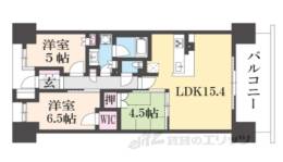 グランマークシティ東向日駅前間取り図面