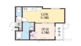 グランツ東福寺間取り図面