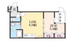 グランツ東福寺間取り図面