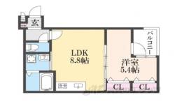 グランツ東福寺間取り図面