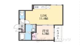 グランツ東福寺間取り図面