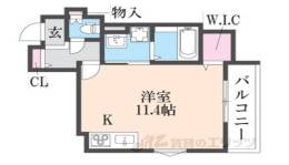 クリエオーレ南上小阪間取り図面