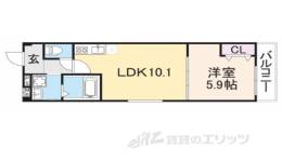 フジパレス尼崎水堂町間取り図面