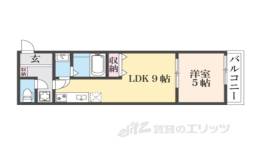 メゾン・ド・ブランシェ山科駅前間取り図面