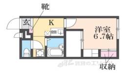 レオパレスメゾン　モンポルト間取り図面