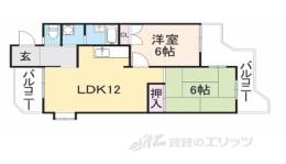 ハイツ・ラセーヌ間取り図面