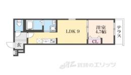 フジパレス俊徳道駅西間取り図面