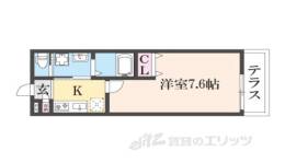ＡＬＥＧＲＩＡ古川橋２間取り図面