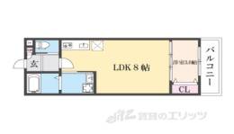 ＡＬＥＧＲＩＡ古川橋２間取り図面