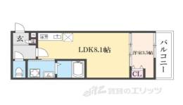 ＡＬＥＧＲＩＡ古川橋２間取り図面