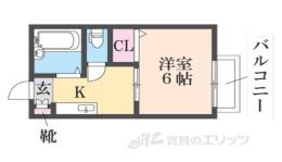 ラ・メゾンかなた間取り図面