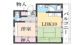 寝屋川団地Ｃ５０号棟間取り図面
