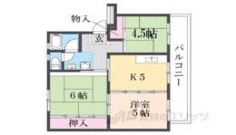 寝屋川団地Ｃ２６号棟間取り図面