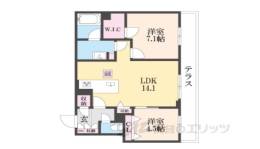シャーメゾン守山間取り図面