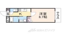 グラン・リーオ北伊丹２間取り図面