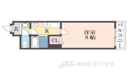 ﾋﾞﾚｲﾕ眞英四条柳馬場パート２間取り図面