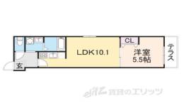 フジパレス東園田ウエスト間取り図面