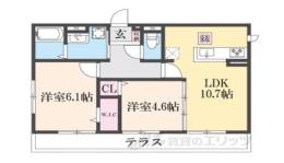 リバティスクエア楓間取り図面