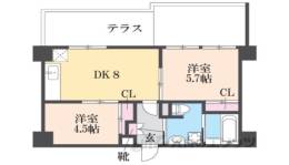 FOREST COURT ITAMI間取り図面