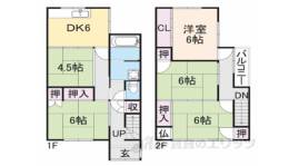 貸家間取り図面