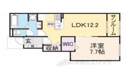 カルムメゾンＫ・１間取り図面